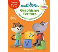 Graphisme Grande section 5-6 ans - A la maternelle: Premiers pas vers l'écriture - Avec des autocollants