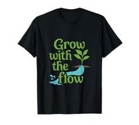 Graphisme Grow with the Flow Plant Parent Garden T-Shirt