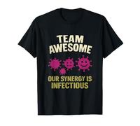 Graphisme Grunge animé Team Awesome Synergy Virus T-Shirt