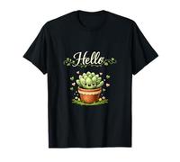 Graphisme Hello Plant Parent Cottagecore Succulent T-Shirt