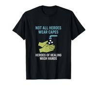 Graphisme Heroes of Healing Wash Hands Dripping Hearts T-Shirt