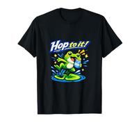Graphisme Hop to It Kawaii Frog Cottagecore Jump T-Shirt