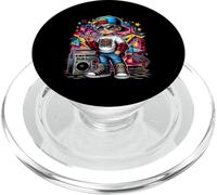 Graphisme illustrant Graffiti Cool Hip Hop Guy PopSockets PopGrip pour MagSafe