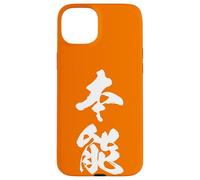 Graphisme Kanji Japonais Cool '本能' (instinct) Coque pour iPhone 15 Plus