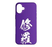 Graphisme Kanji Japonais Cool '修羅' (Shura) Coque pour iPhone 16 Plus