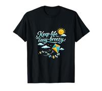 Graphisme Keep Life Easy Breezy Chill Vibes T-Shirt