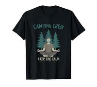 Graphisme « Keep The Calm & Camp on Camping Crew Outdoor Nature » T-Shirt