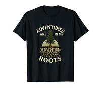 Graphisme « Les aventures sont dans mes racines » Cottagecore Forest T-Shirt