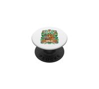 Graphisme « Let's Get Wild Safari Animals Jungle Adventure » PopSockets PopGrip Adhésif