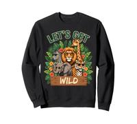 Graphisme « Let's Get Wild Safari Animals Jungle Adventure » Sweatshirt