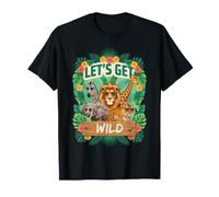 Graphisme « Let's Get Wild Safari Animals Jungle Adventure » T-Shirt