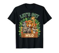 Graphisme « Let's Get Wild Safari Animals Jungle Adventure » T-Shirt
