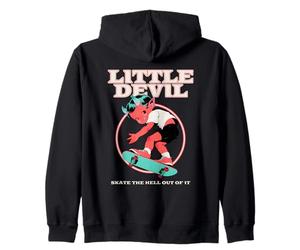 Graphisme Little Devil Skater Sweat à Capuche