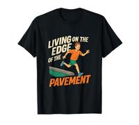 Graphisme Living on the Edge of Pavement Runner T-Shirt
