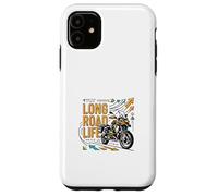 Graphisme Long Road Life Adventure Rider Coque pour iPhone 11