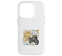 Graphisme Long Road Life Adventure Rider Coque pour iPhone 14 Pro