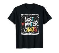 Graphisme Lost in Winter Chaos pour Une Aventure glaciale T-Shirt