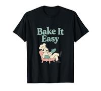 Graphisme Lounge Baker rétro Bake It Easy T-Shirt