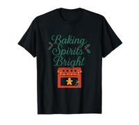 Graphisme lumineux pour four de Noël de Baking Spirits T-Shirt