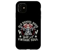 Graphisme Old Retro School Rider Vintage Soul Biker Rider Coque pour iPhone 11