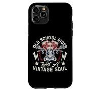 Graphisme Old Retro School Rider Vintage Soul Biker Rider Coque pour iPhone 11 Pro