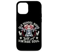 Graphisme Old Retro School Rider Vintage Soul Biker Rider Coque pour iPhone 12/12 Pro