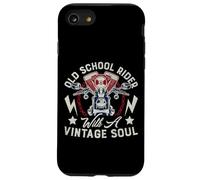 Graphisme Old Retro School Rider Vintage Soul Biker Rider Coque pour iPhone SE (2020) / 7 / 8