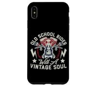 Graphisme Old Retro School Rider Vintage Soul Biker Rider Coque pour iPhone XS Max