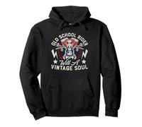 Graphisme Old Retro School Rider Vintage Soul Biker Rider Sweat à Capuche