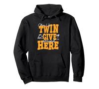 Graphisme Orange Chin Up Twin Orange Sweat à Capuche