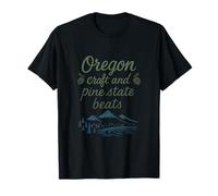 Graphisme Oregon Pine State Beats Mountain T-Shirt