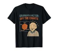 Graphisme Original de Grandpa Factor Off The Charts T-Shirt
