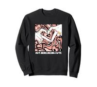 Graphisme Peach Out Here Being Cute Peach Sweatshirt