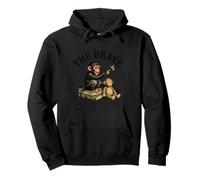 Graphisme pour bébé Cute Monkey Punch The Brave Book Lovers Library Sweat à Capuche