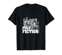 Graphisme Pulp Fiction Cast PAPL2625 T-Shirt, Homme, Noir, M