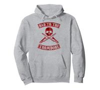 Graphisme Pun Skull de Bad to The Trombone Sweat à Capuche