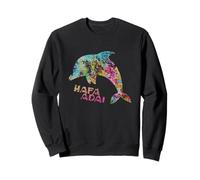 Graphisme représentant un dauphin de Guam à Hafa Adai | Hafa Adai Todo Mauleg Sweatshirt