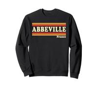 Graphisme rétro Abbeville France des années 80 Sweatshirt