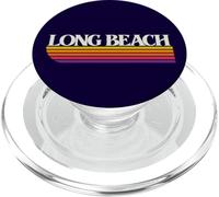 Graphisme rétro de Long Beach New York - Long Beach NY PopSockets PopGrip pour MagSafe