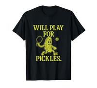 Graphisme rétro en néon Will Play For Pickles T-Shirt
