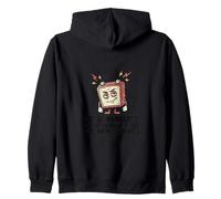 Graphisme rétro Funny Grumpy Battery Hors Garantie Sweat à Capuche