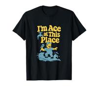 Graphisme rétro I'm Ace at This Place Plumber Surf T-Shirt