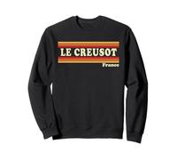 Graphisme rétro Le Creusot France des années 80 Sweatshirt