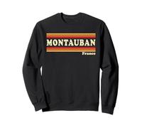 Graphisme rétro Montauban France des années 80 Sweatshirt