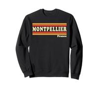 Graphisme rétro Montpellier France des années 80 Sweatshirt