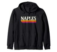 Graphisme rétro Naples Italie - Napoli Campania Italia Sweat à Capuche