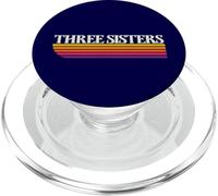Graphisme rétro Three Sisters Oregon - Three Sisters Or PopSockets PopGrip pour MagSafe