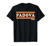Graphisme rétro Vintage des années 80, Padoue, Italie T-Shirt