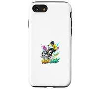 Graphisme Risk Line BMX Rider Extreme Freestyle Coque pour iPhone SE (2020) / 7/8