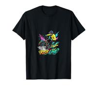 Graphisme Risk Line BMX Rider Extreme Freestyle T-Shirt